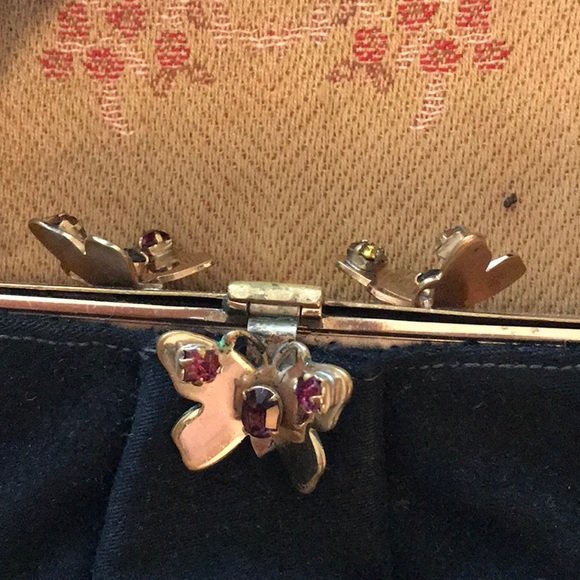 Vintage black evening bag - Picture 4 of 12